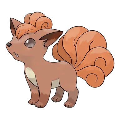 official artwork of vulpix